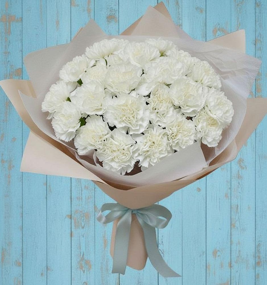 Букет цветов из: Гвоздики в Эндирее