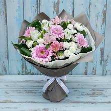 Букет цветов из:  Герберы, Альстромерии и Хризантемы в Эндирее