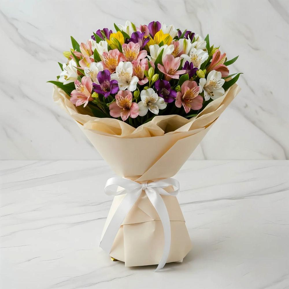 Букет цветов из: Альстромерии в Эндирее