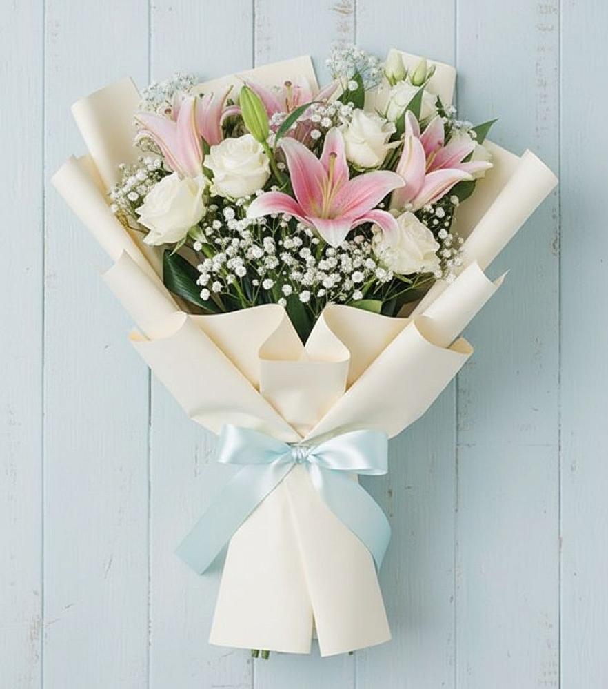Букет цветов из: Лилии в Эндирее