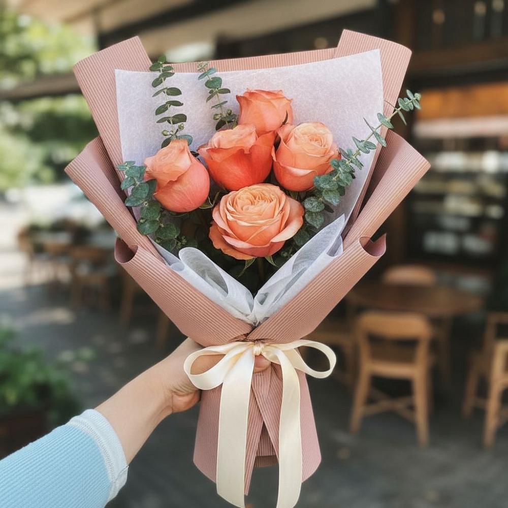 Букет цветов из: Розы в Эндирее