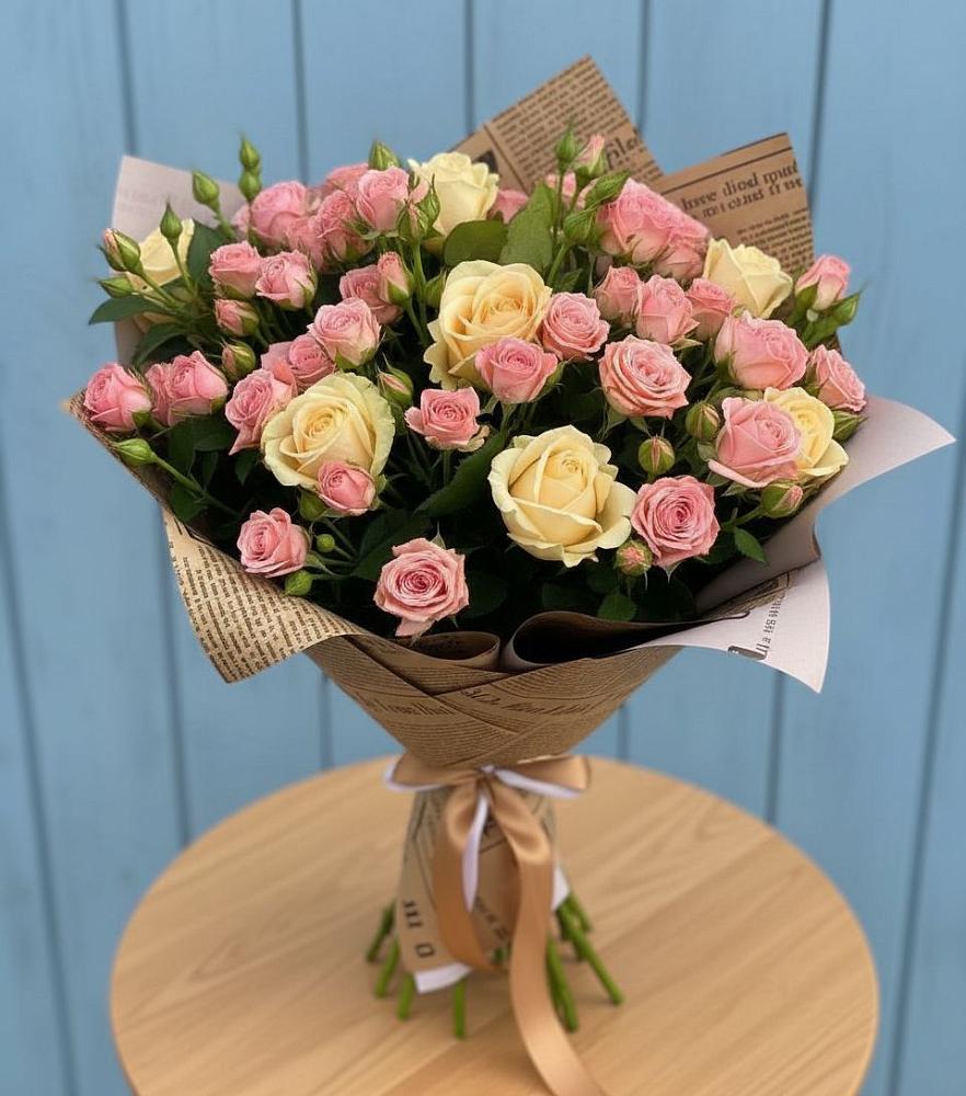 Букет цветов из: Розы в Эндирее