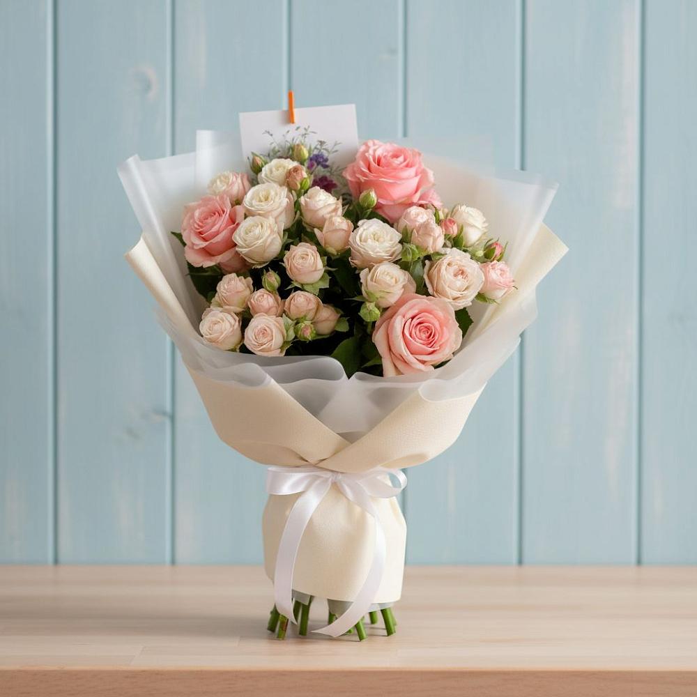 Букет цветов из: Розы в Эндирее