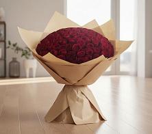 Букет 101 Красная роза в Эндирее