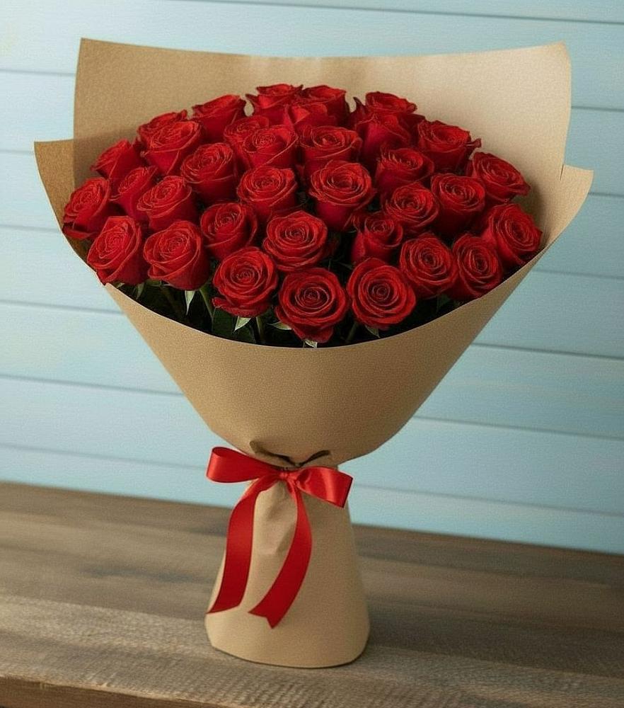 Букет Красные розы Милано в Эндирее