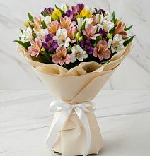 Букет цветов из:  Альстромерии #REPLACE_PRED# Эндирее