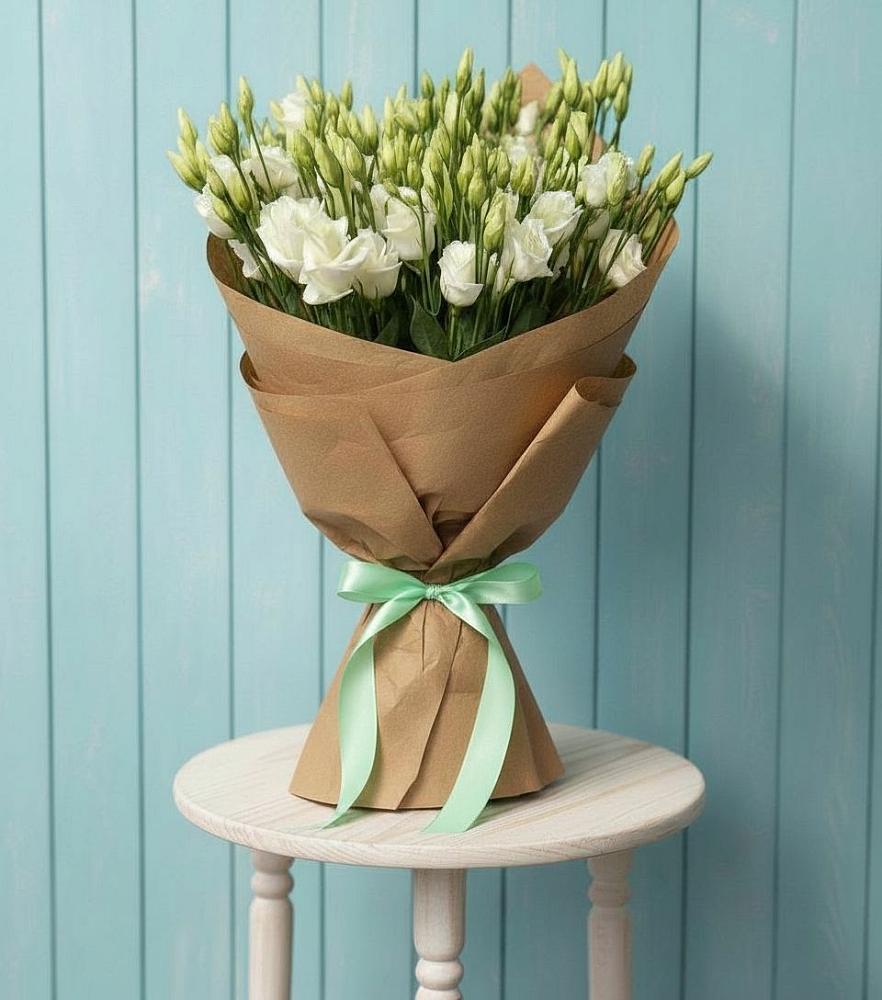 Букет цветов из: Лизиантусы в Эндирее