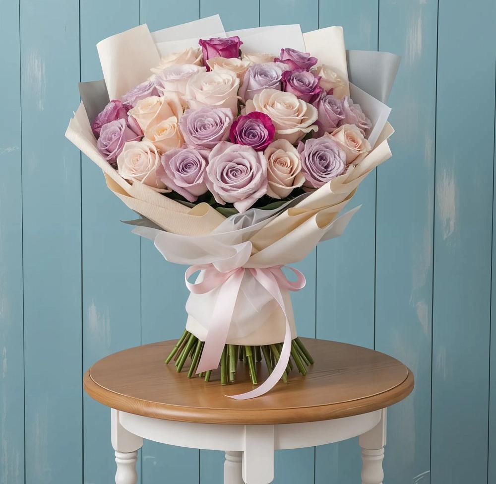 Букет цветов из: Розы в Эндирее