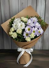 Букет цветов из:  Хризантемы и Розы в Эндирее