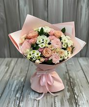 Букет цветов из:  Гвоздики, Розы и Хризантемы в Эндирее