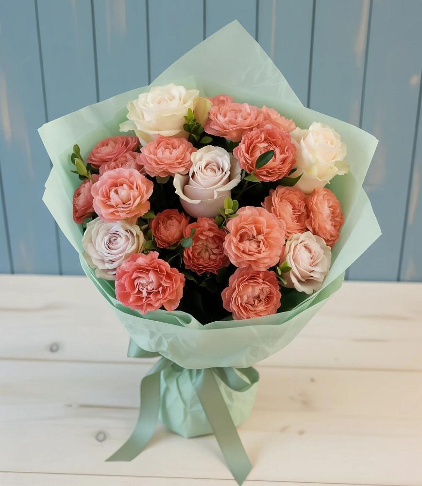 Букет цветов из: Розы в Эндирее