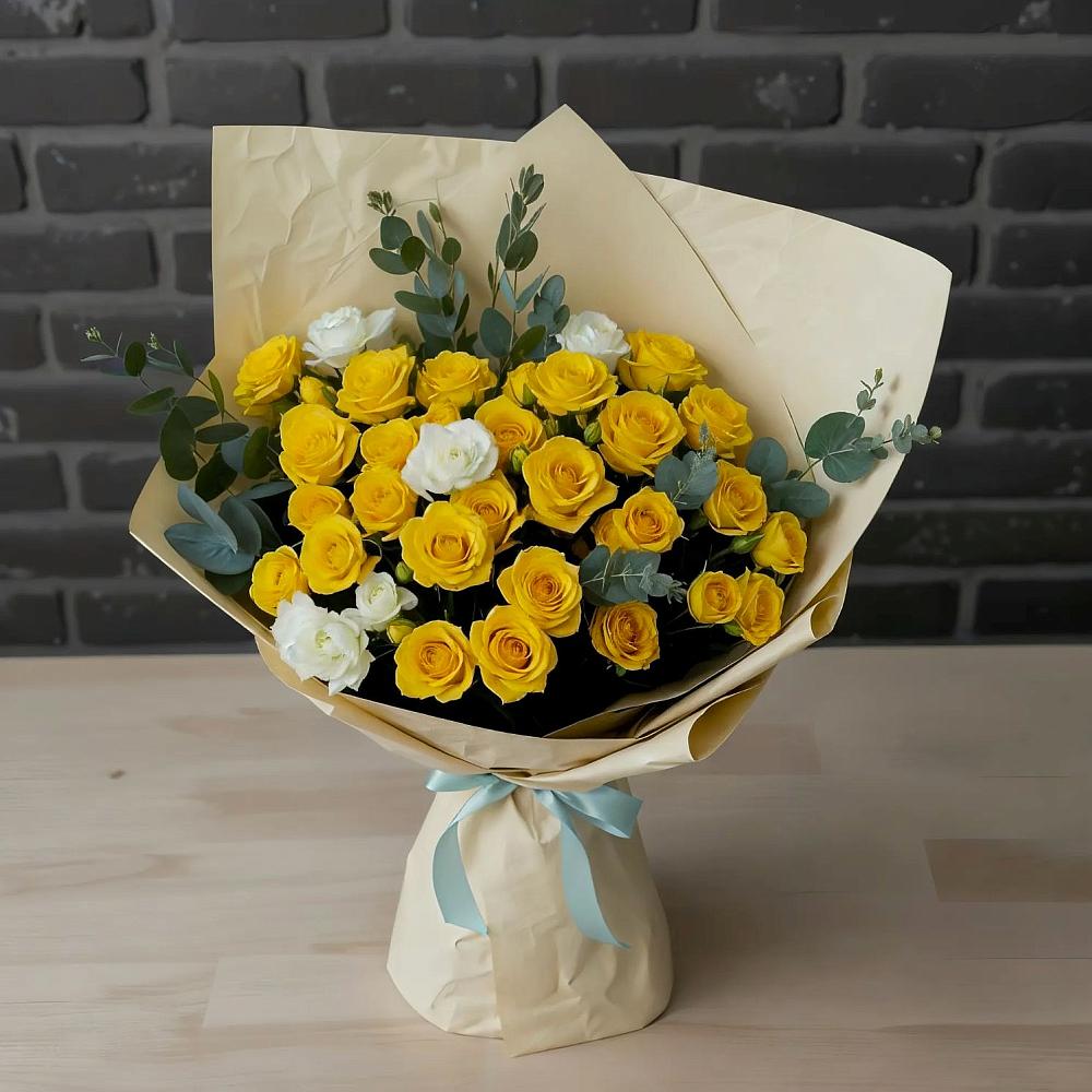 Букет цветов из: Розы в Эндирее