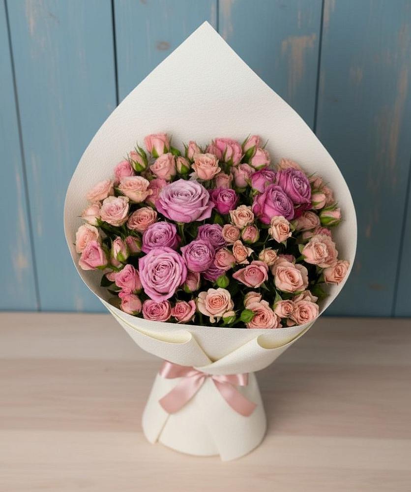 Букет цветов из: Розы в Эндирее