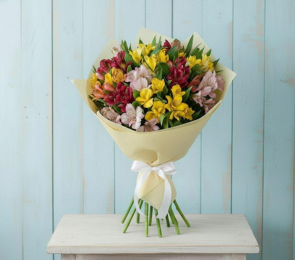 Букет цветов из: Альстромерии в Эндирее