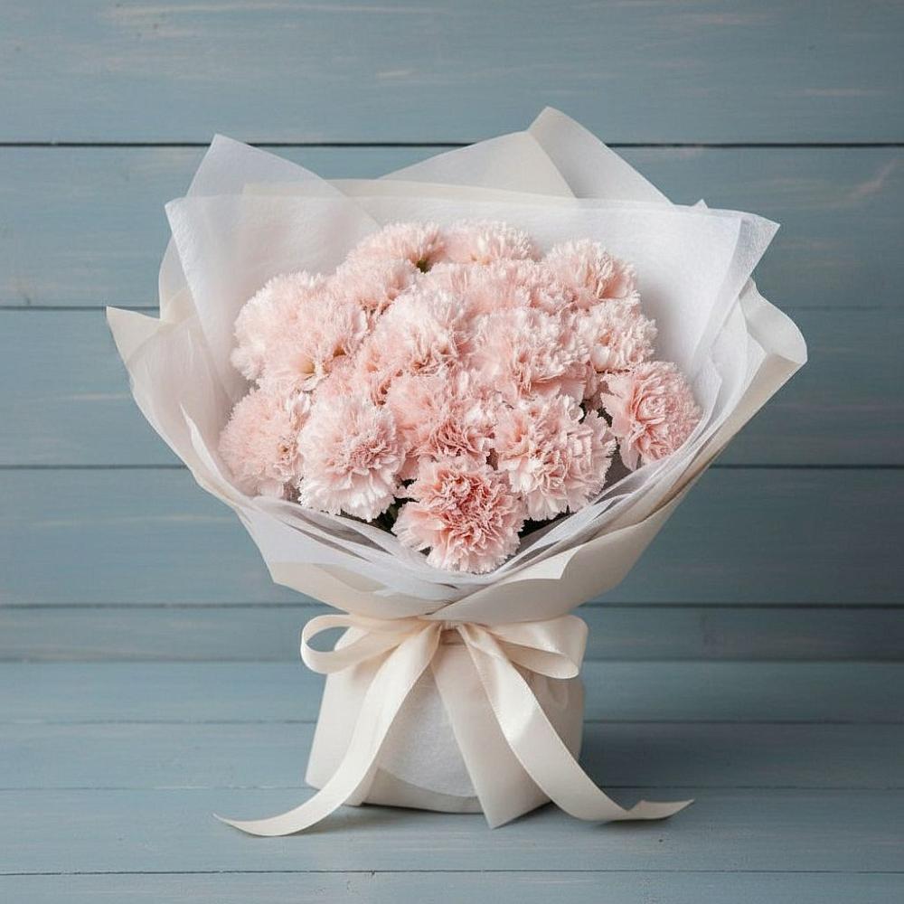 Букет цветов из: Гвоздики в Эндирее