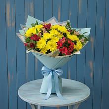 Букет цветов из:  Альстромерии и Хризантемы в Эндирее