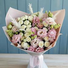 Букет цветов из:  Альстромерии и Розы в Эндирее